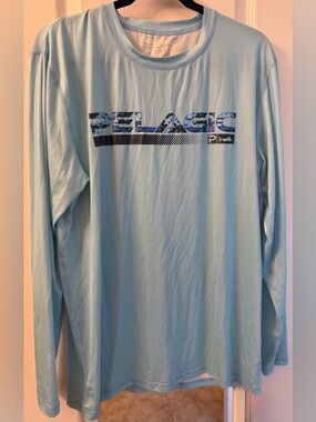 Pelagic Blue Long Sleeve Fishing Shirt